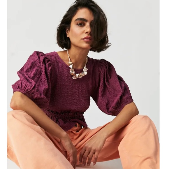 Free People Jasmine Top- Fuchsia ✨ - Picture 12 of 12